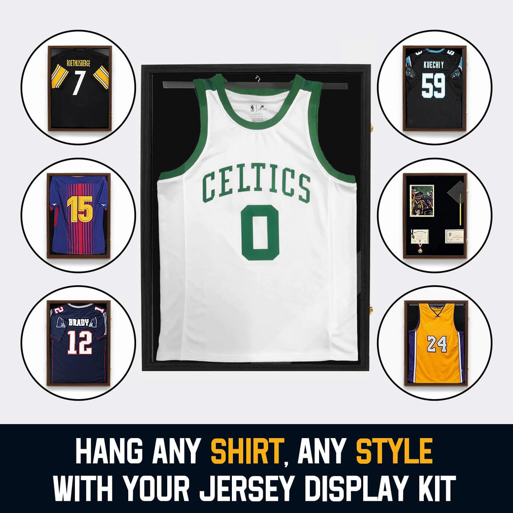 Jersey Frame Display Case ,Jersey Shadow Box with 98% UV Protective Acrylic D...