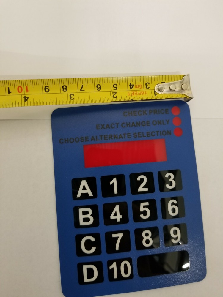 Seaga combo vending machine keypad