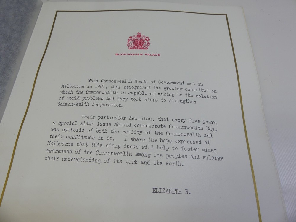 (ref288CK) The Commonwealth Collection Stamp Set 1981 Limited Edition