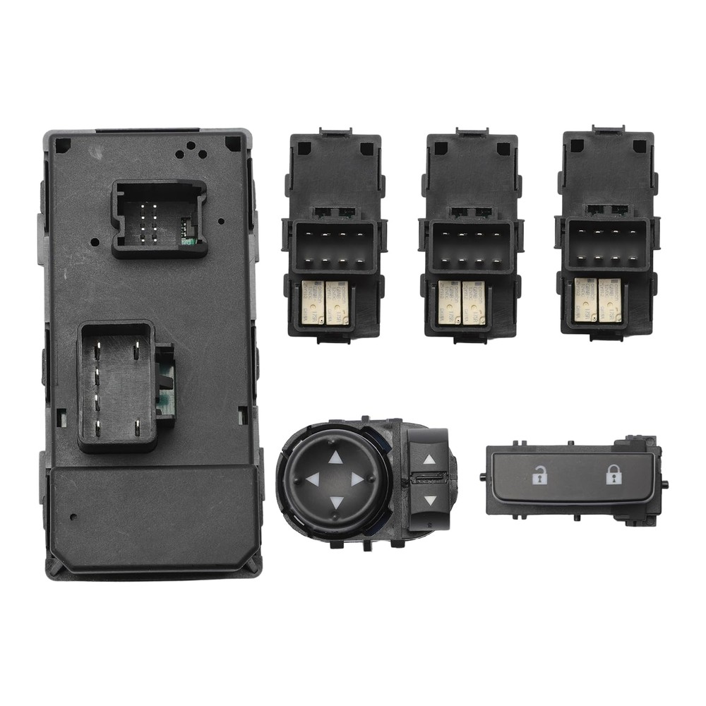 Window Switch+Door Lock+Mirror Control for 2007-2013 Chevy GMC Driver+Passenger