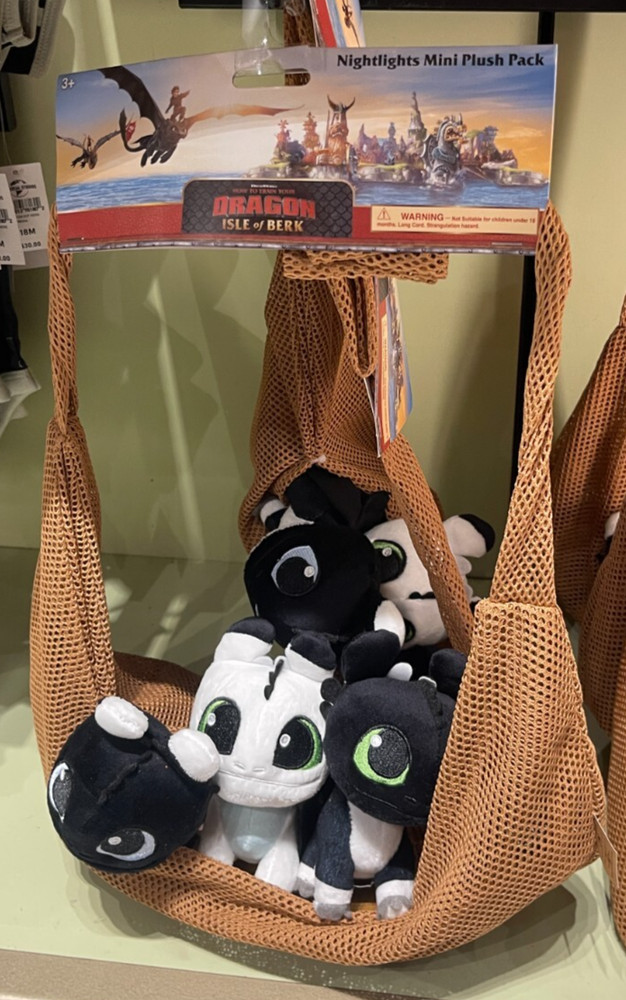 Universal Epic How Train Dragon Nightlights Mini Plush 3 Pack Ruffrunner Dart