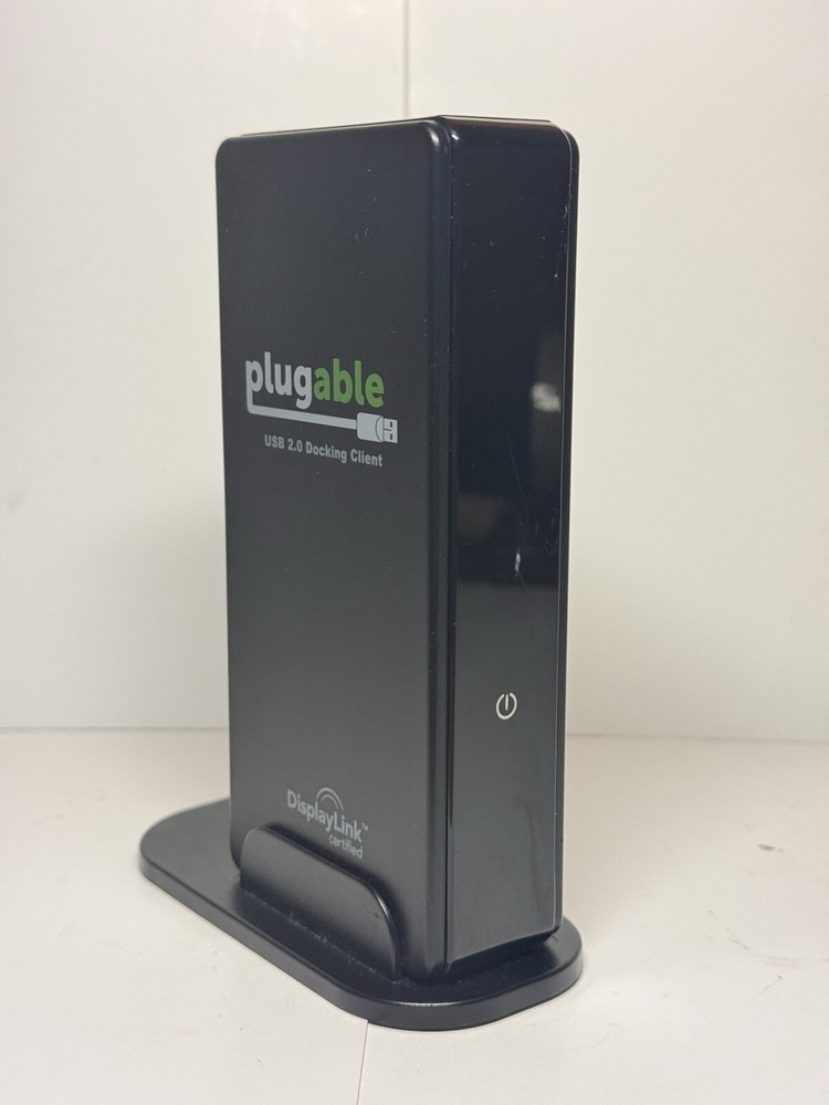 display link usb 2.0 plugable docking client Not Tested No Other Cables Included