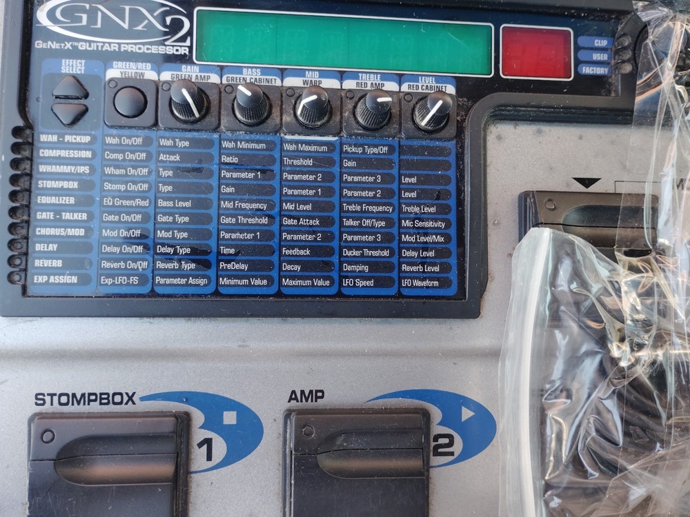 DigiTech GNX2 GeNetX Guitar Pedal Effects Processor RARE VERSION 🎸 🔥tested USA