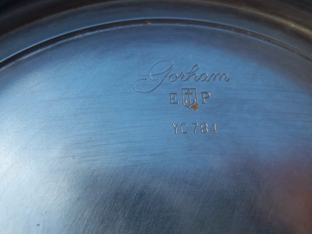 VINTAGE GORHAM 10 IN. BOWL (EP) YC784--FOOTED