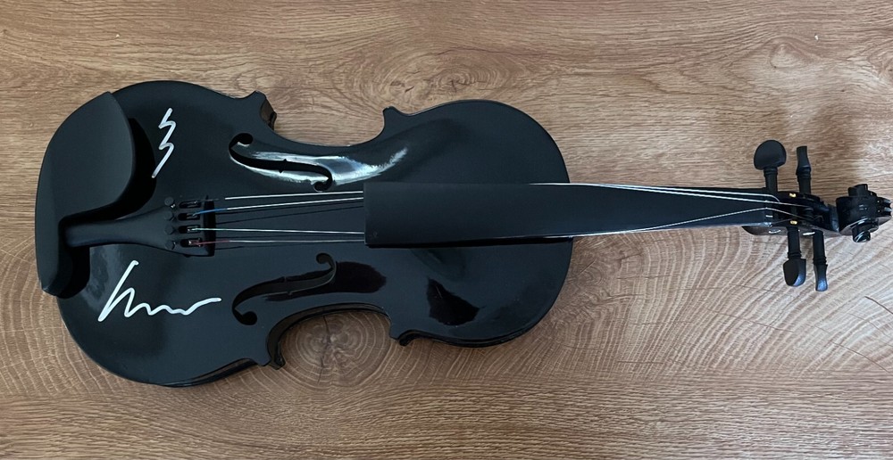 * LAURIE ANDERSON * signed violin * O' SUPERMAN * 3