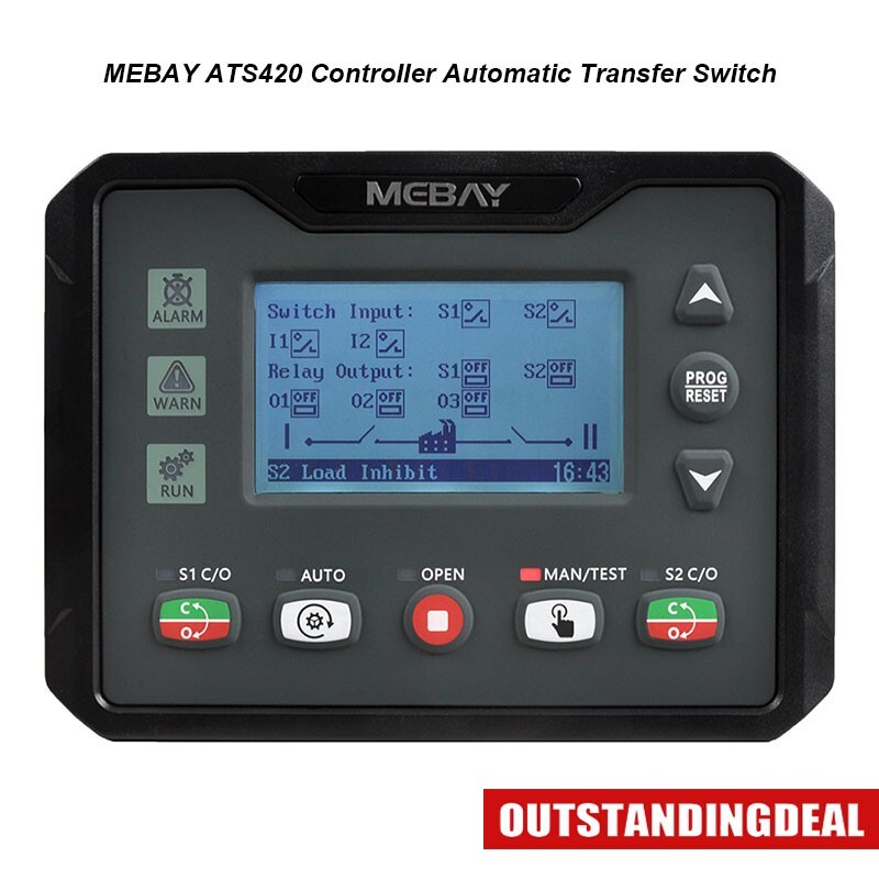MEBAY ATS420 ATS Controller Automatic Transfer Switch Controller Module os67