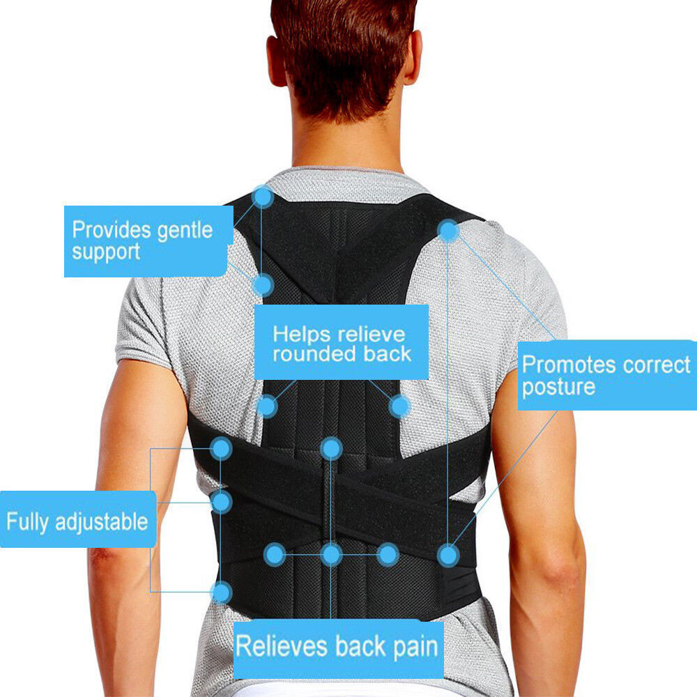 Adjustable Posture Corrector Back Shoulder Support Correct Brace Belt Men Women
