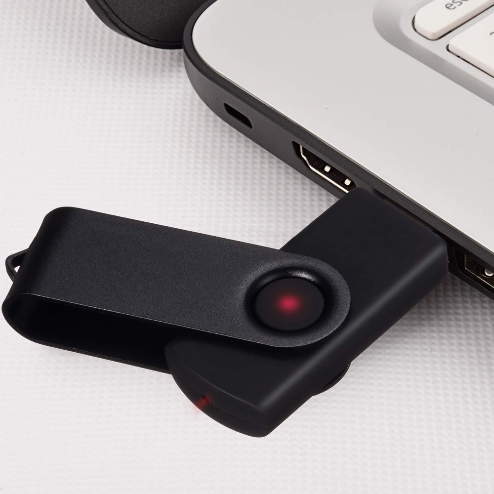 DataOcean 2 Pack 64GB USB 2.0 Flash Drive Memory 64GB, X 2(Black Silver)