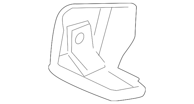 Genuine GM Driver Side Front Door Pull Handle Bracket 95919021