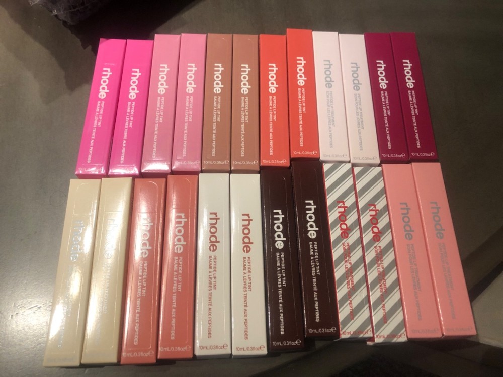 SALE ENDS SOON    Rhode Peptide Lip Tint/Gloss  All Shades  SAME/NEXT DAY SHIP