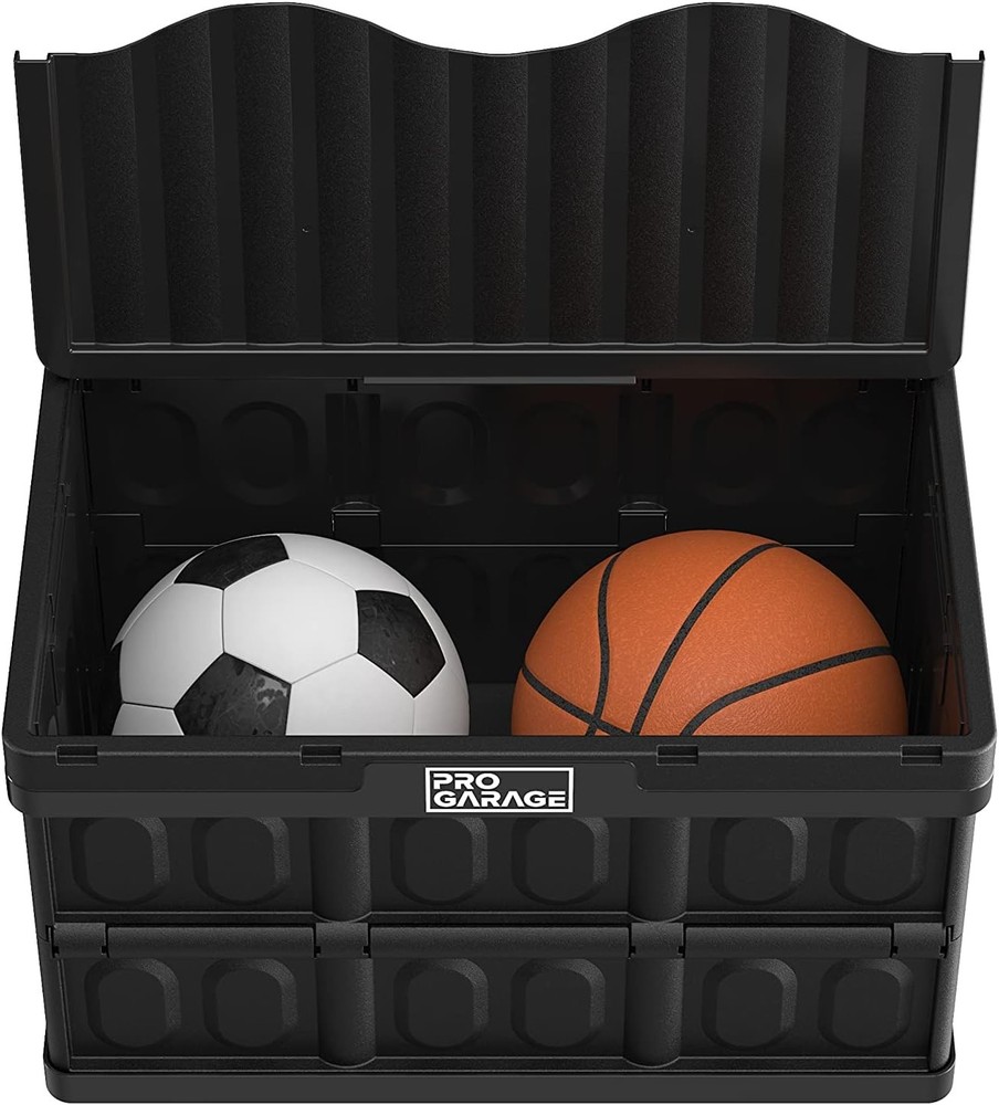 ProGarage 10848 12 Quart Utility Storage Tote Container Black