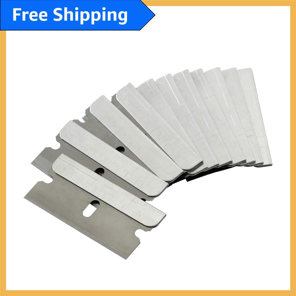 Bates 50 Razor Blades - Precision Engineered for Safe, Clean Cutting Experience