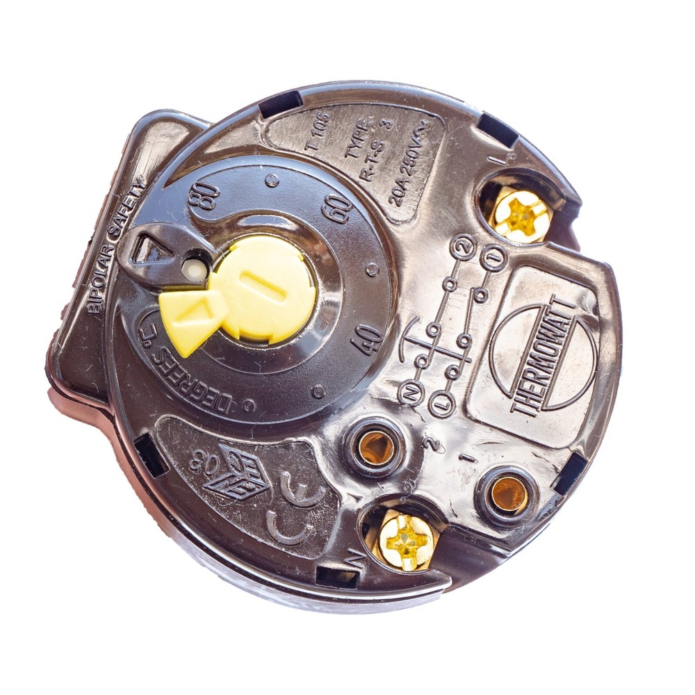 Thermowatt RTS Plus Thermostat 82°C (180°F) with safety limiter, certified