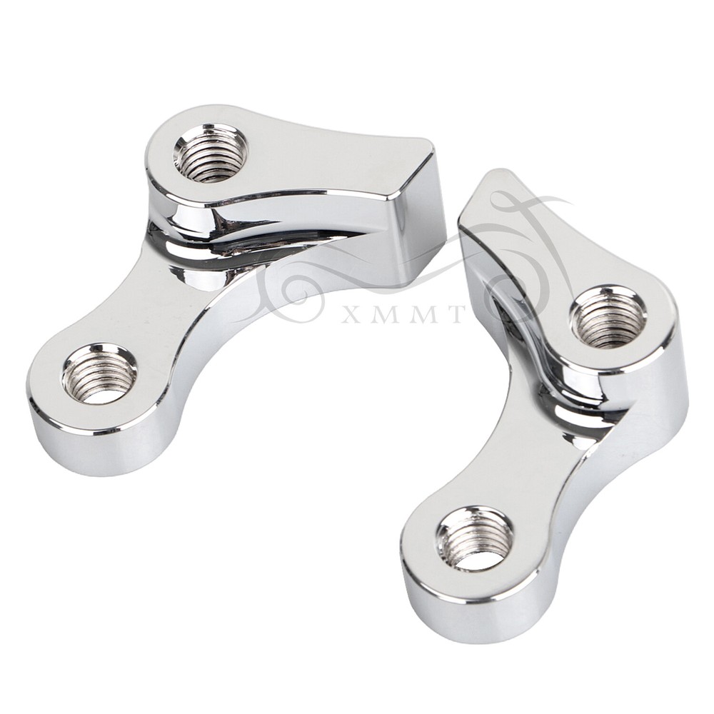 Chrome 1" Adjustable Lowering Kit For Harley Dyna Super Glide FXD Custom FXDC