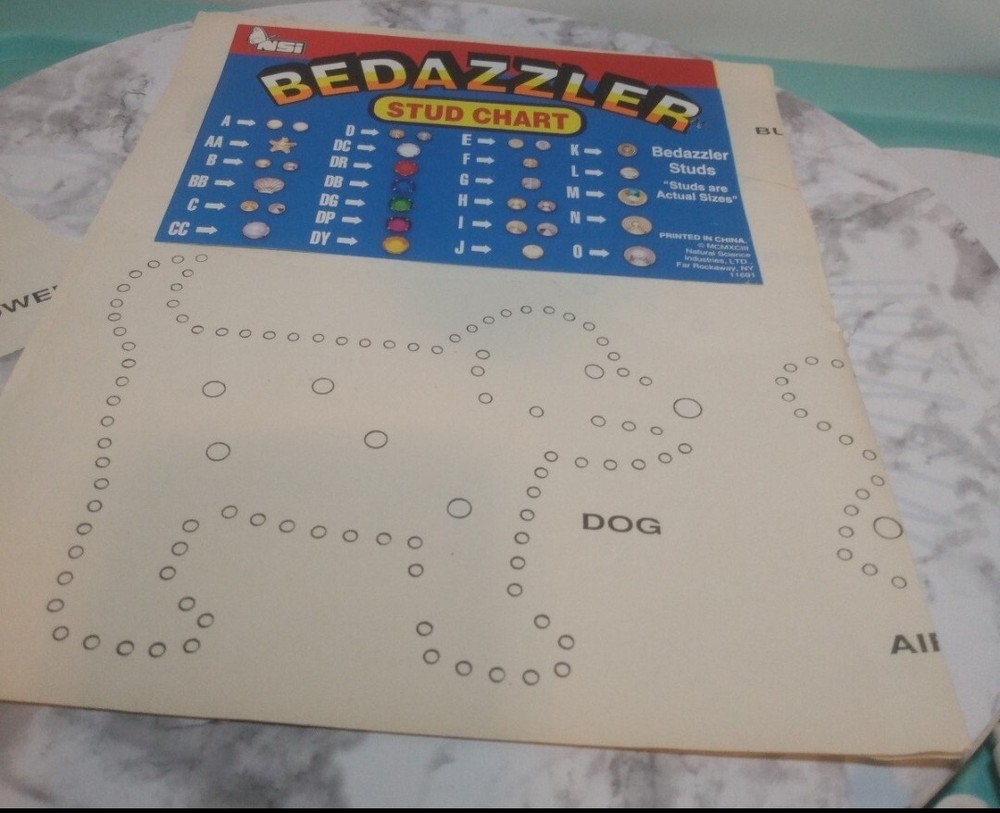 Vintage Bedazzler Stud Rhinestone Machine Gem w/4 tools