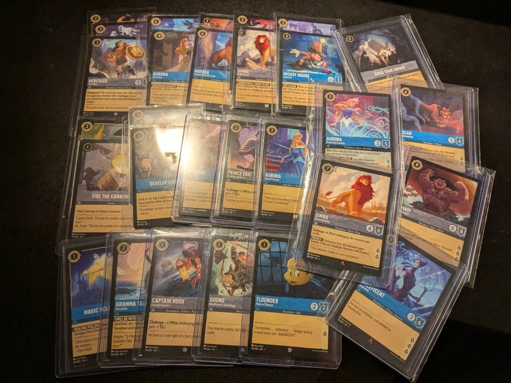 Lorcana First Chapter Steel Sapphire Starter Deck Equivalent NON-FOIL VERSION