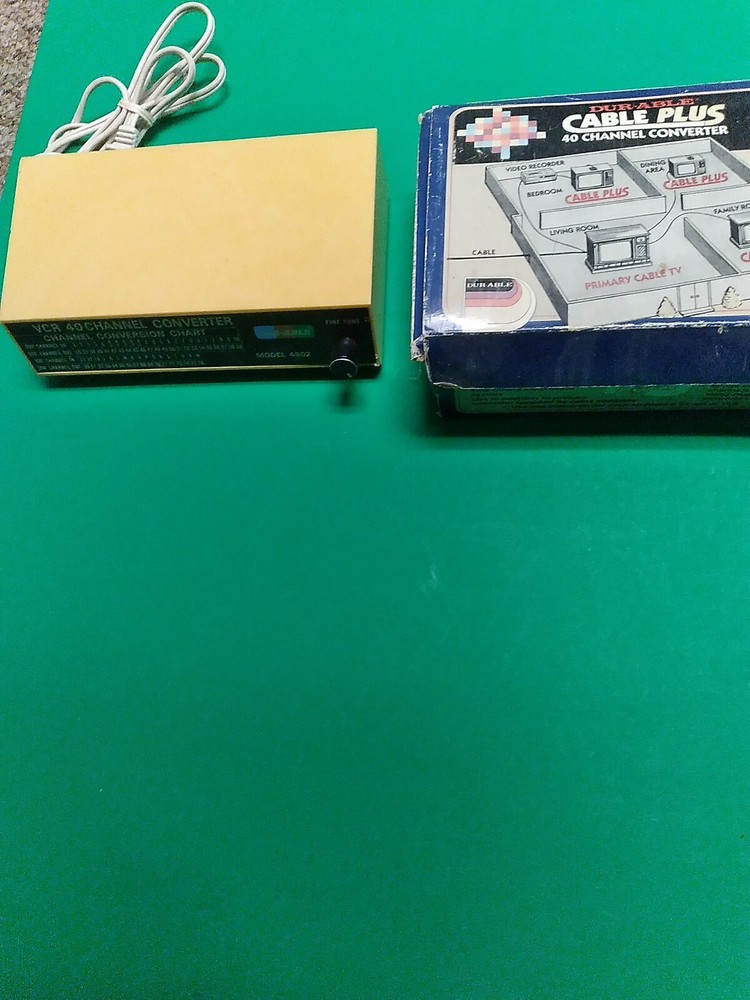 Dur-able 4802 Cable Plus Converter - Lot of 2, One in box, one with no box