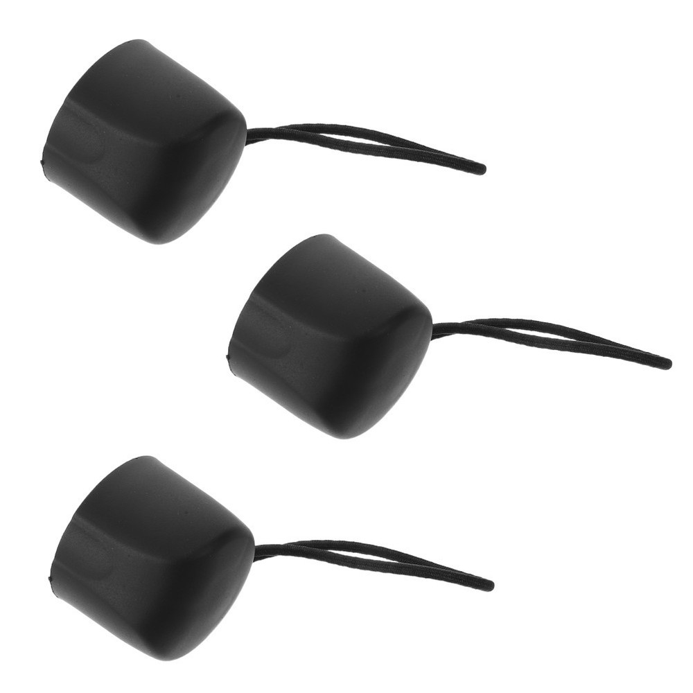 3 PCS Umbrella End Cap with Strap Grip Sleeve Matte Handle Replacement
