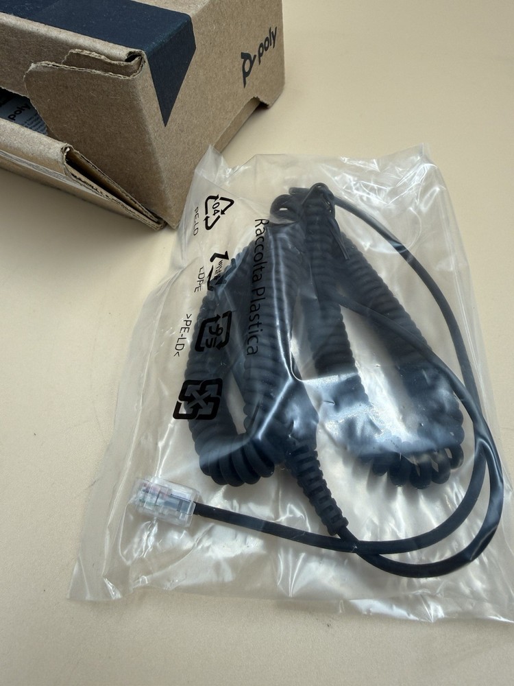POLY Plantronics 783S3AA His Adapter Cable W/ Quick Disconnect Cable