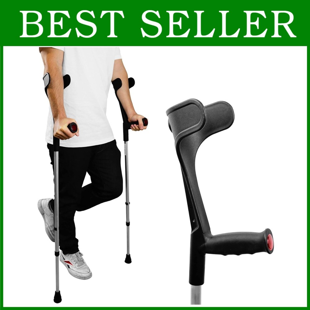 Quality Aluminium Elbow Crutches 2 Units