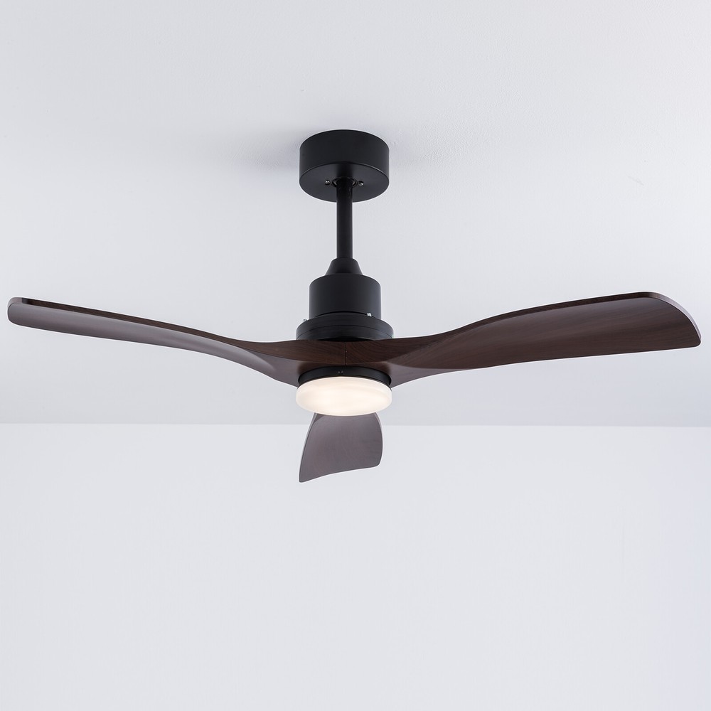 42" Flush Mount Indoor Ceiling Fan Light with Remote Control & AAA Batteries