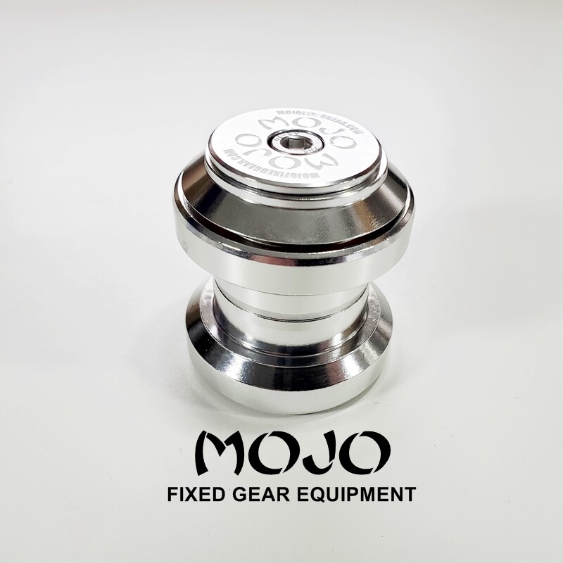MOJO Fixed Gear Threadless Headset 30mm/34mm/1-1/8"  SILVER