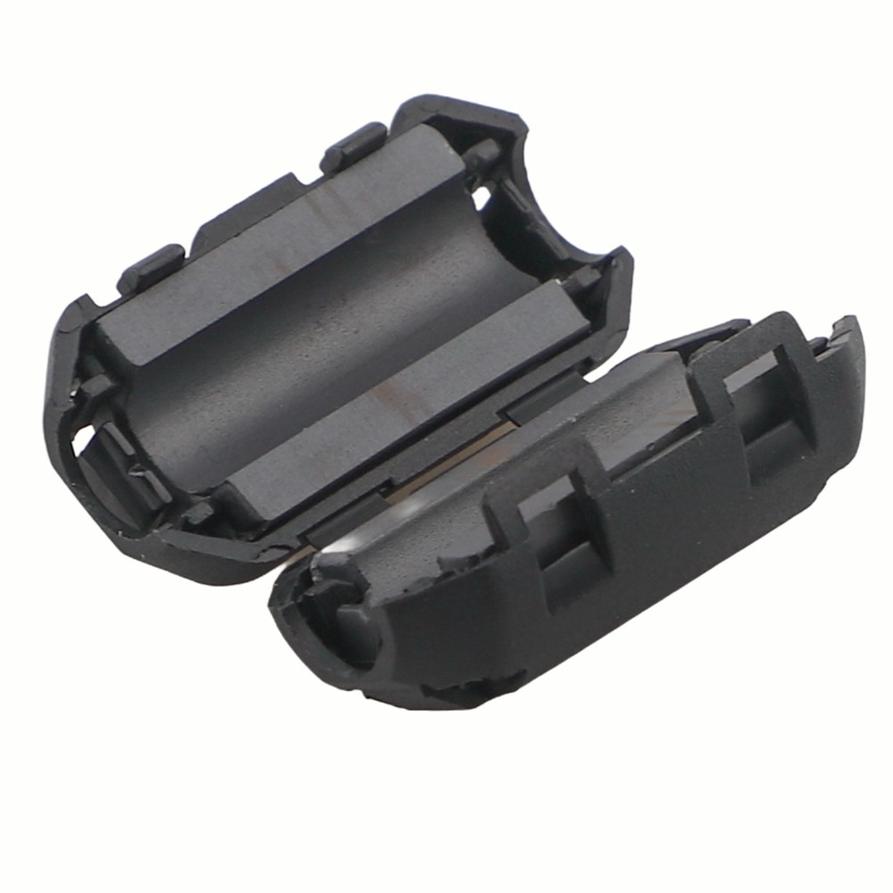 Ferrite Ring Core Cable Clip 7mm Inner Diameter 10 Pcs Reduce Interference