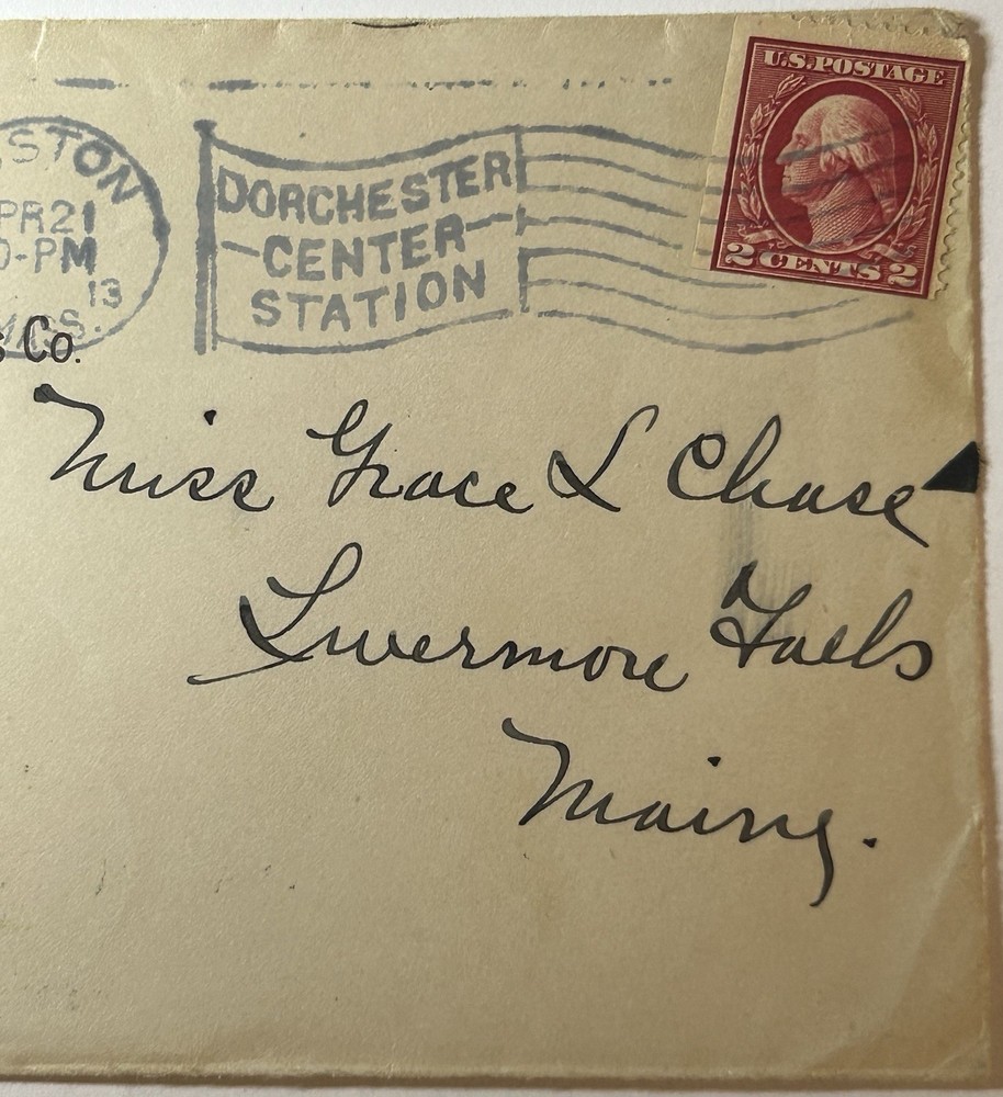 1913 Iver Johnson Sporting Goods Co. Illustrated Postmarked Envelope