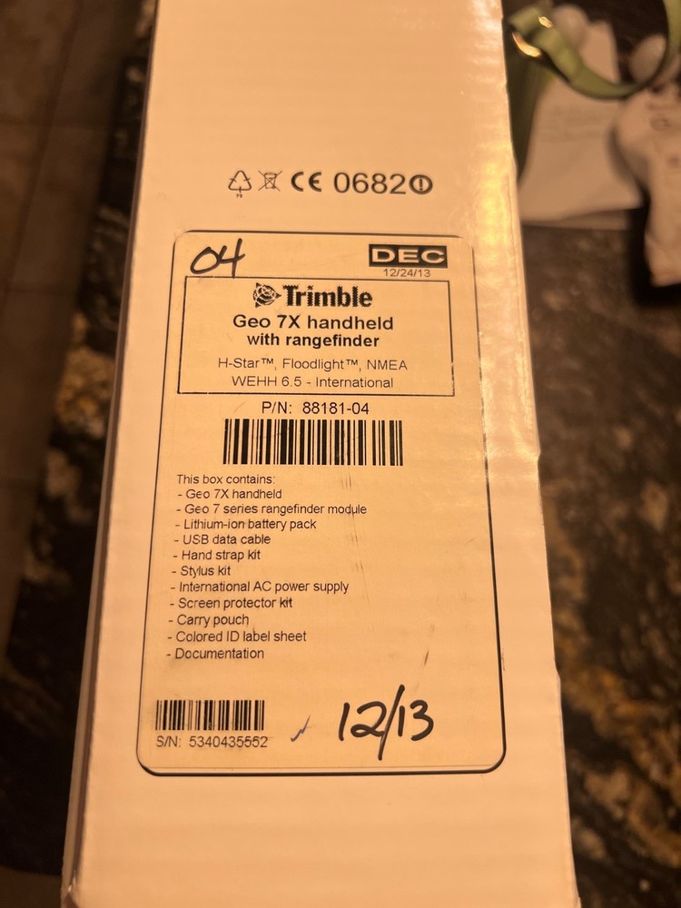 Excellent Trimble Geo 7X with rangefinder, monopole, extra battery, bracket!