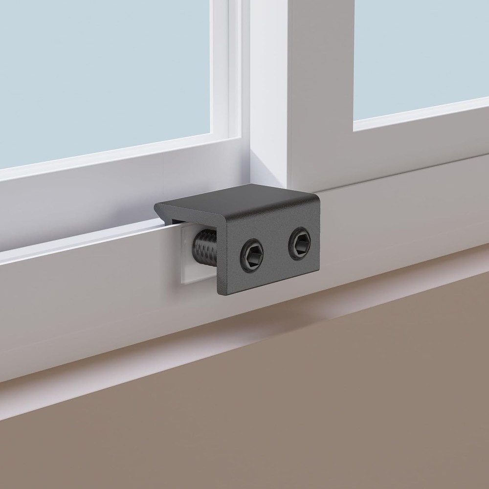 Window Locks 4-Pack, Keyed & Child Proof Security Lock for Black