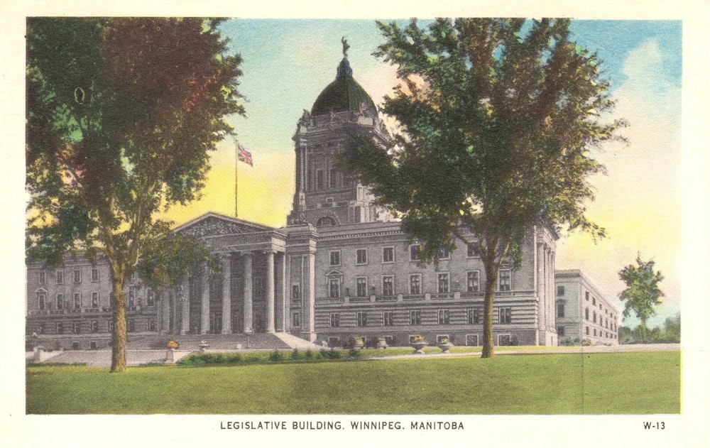 LEGISLATIVE BUILDING, WINNIPEG, MANITOBA, CANADA - PC6541