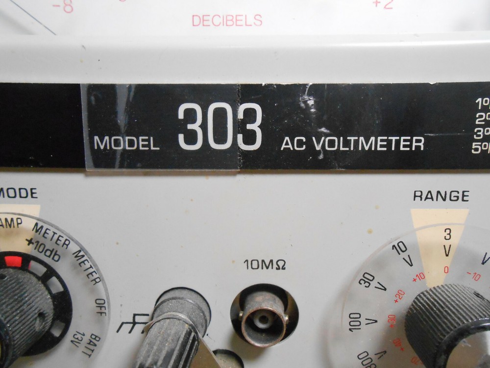 BALLANTINE MODEL 303 AC VOLTMETER