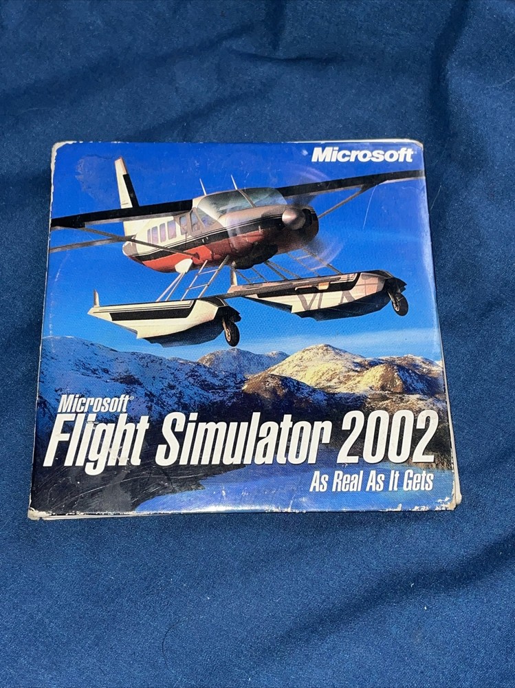 Microsoft Flight Simulator 2002 Professional Edition CD-ROM Video Game