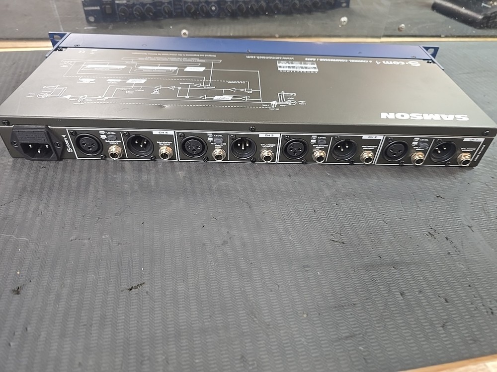 Samson S-Com 4 Four Channel Compressor/Gate -