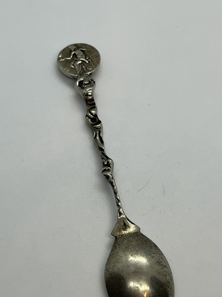 Vintage 800 silver small decorative spoon