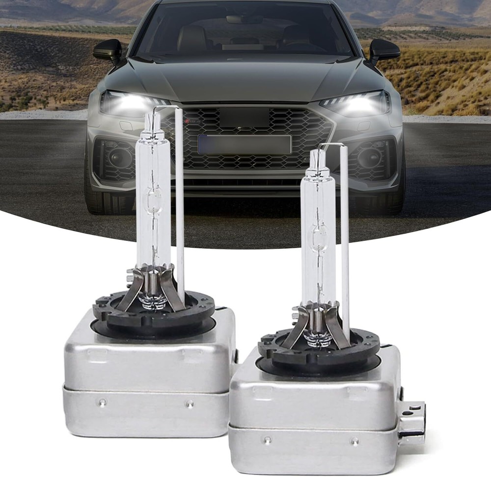 2pcs D1C D1S D1R 6000K White HID Xenon Headlight Light Bulbs OEM Replacement