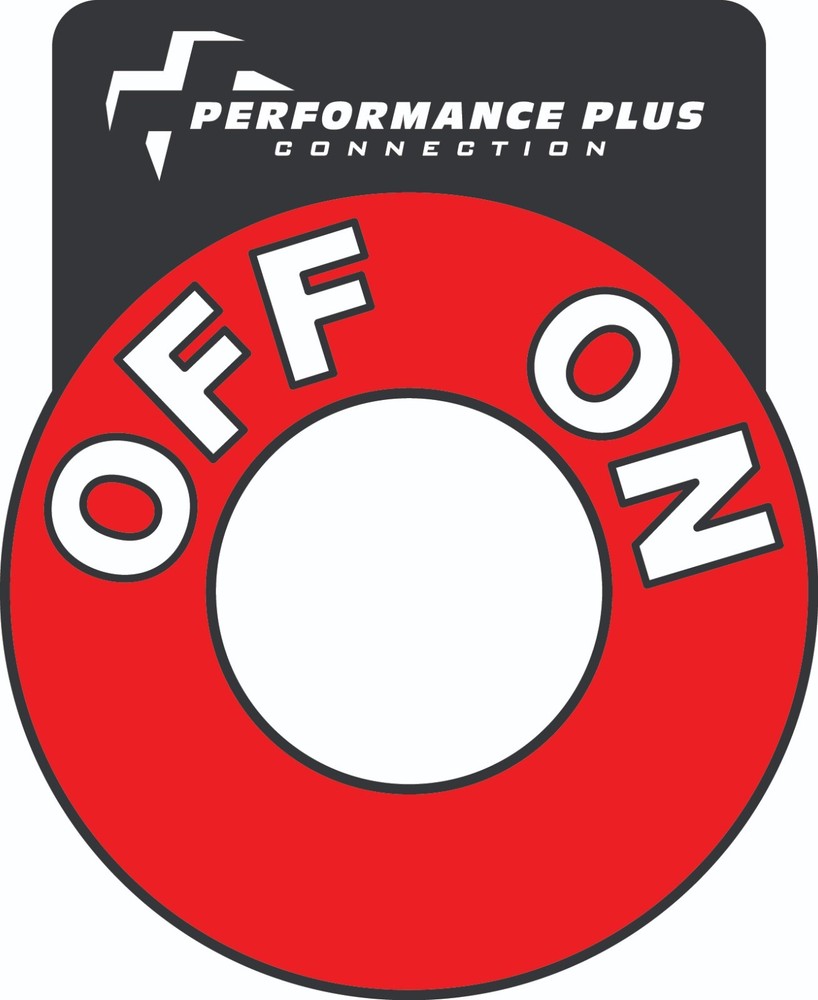 Performance Battery Disconnect On Off Switch Replacement Sticker Decal