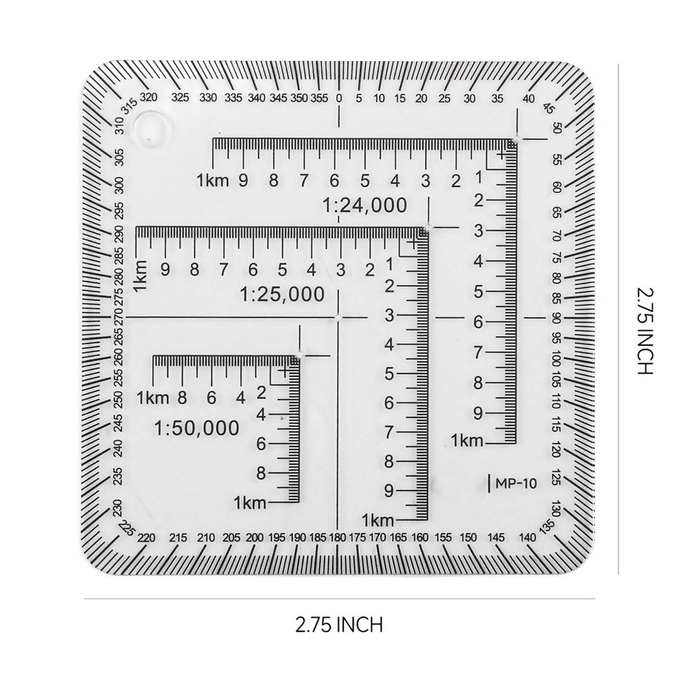Easily Operable Geographic Coordinate Ruler for Engineers and Students