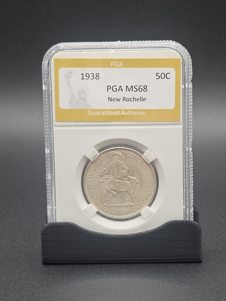 1938 New Rochelle Silver Commemorative Half Dollar