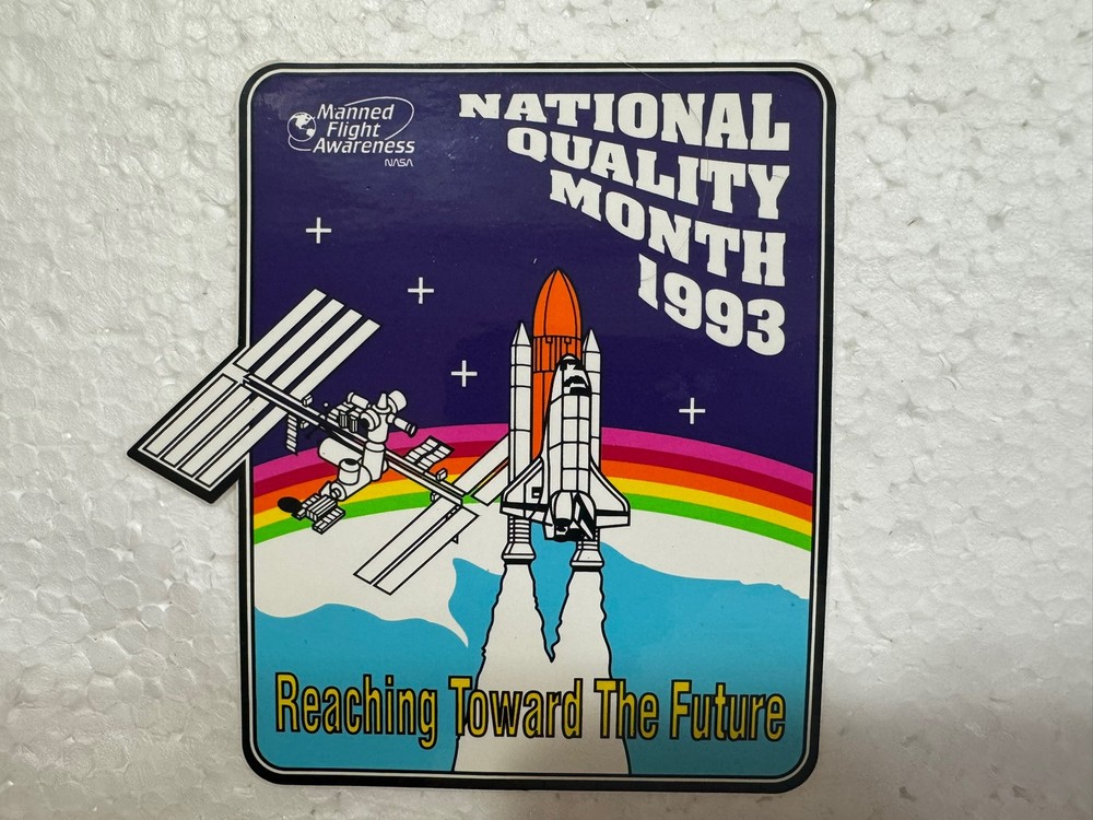 Vintage 1993 NASA Space Shuttle Sticker