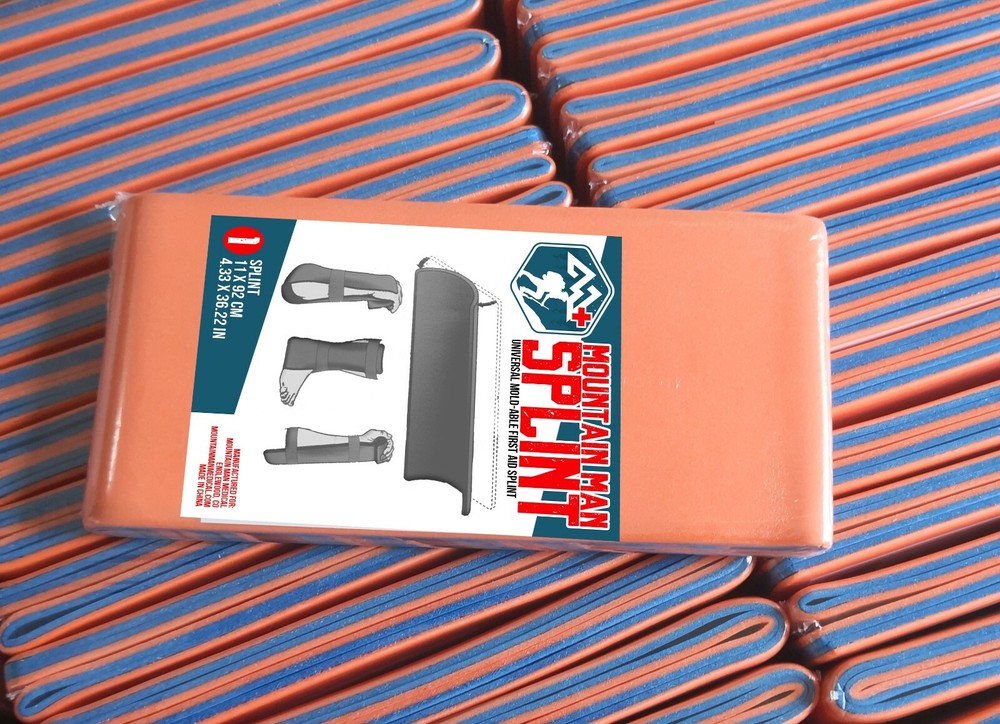 Mountain Man Splint – Mold-able First Aid Splint - Flat Folded
