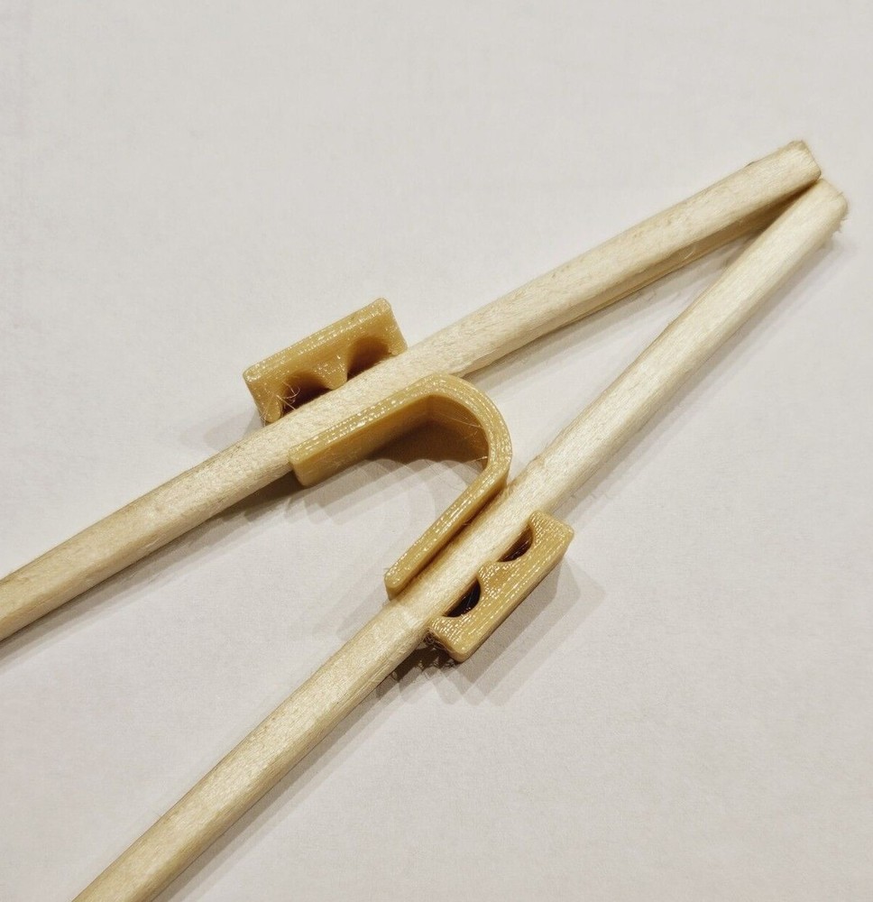 New 10 Pack - Reusable Kid Chopstick Helpers, Beginner Trainer - Washable
