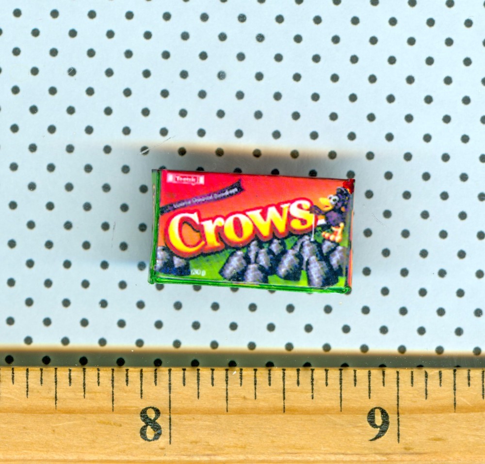 Dollhouse Miniatures  Size LICORICE Candy Box