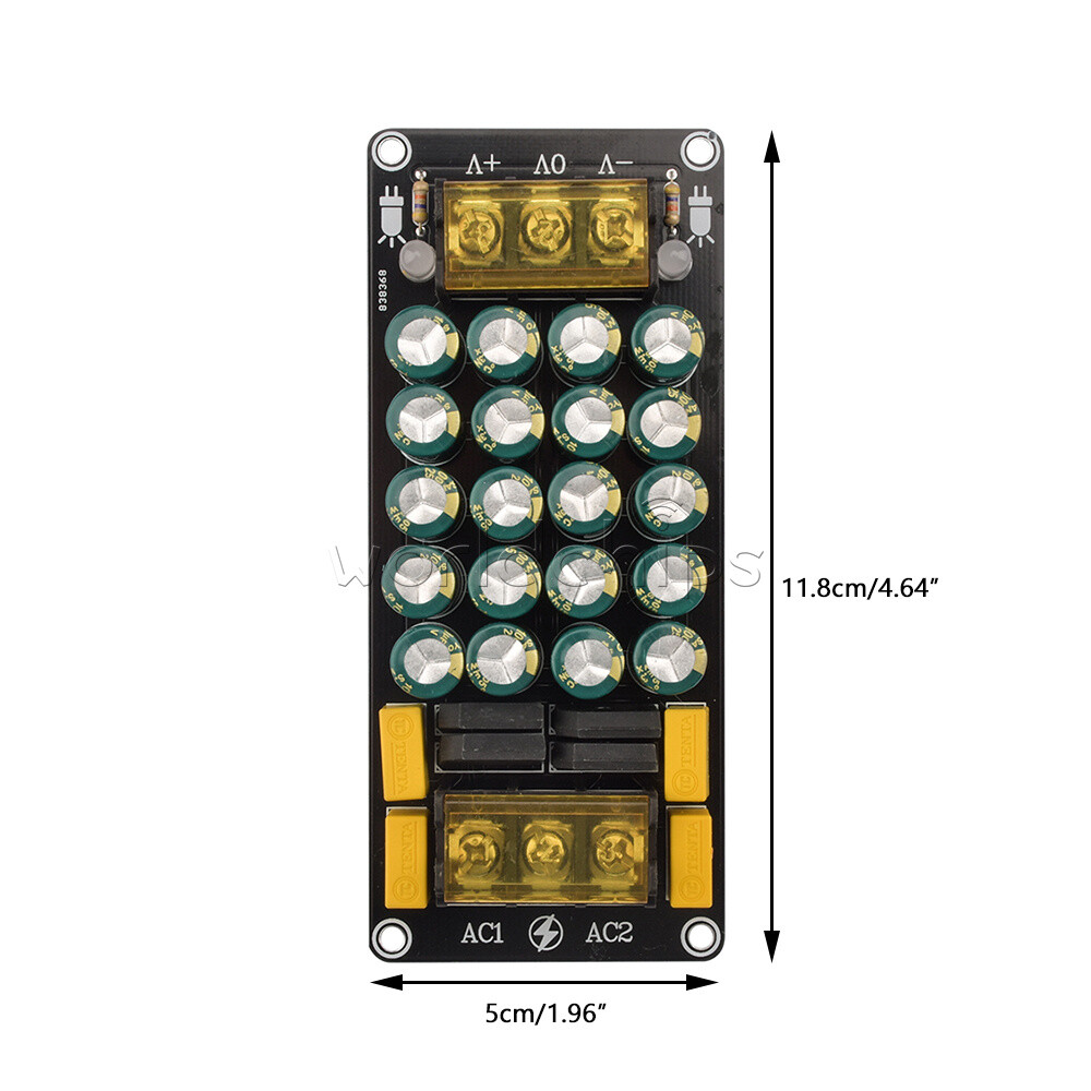 10A DC Full Bridge Dual Power Supply Rectifier Filter Power Amplifier Module