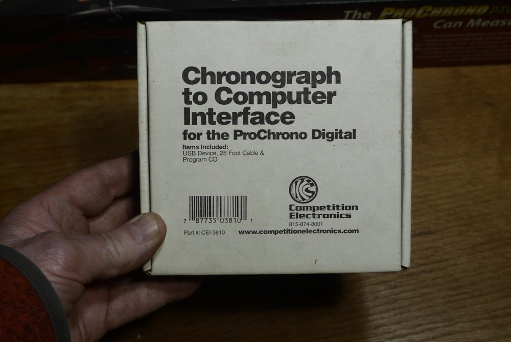 Competition Electronics CEI-3825 Prochrono LTD Chronograph w/Computer Interface