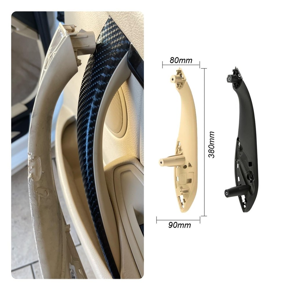 Doors HandleCar Interior Replacement Parts Inner Doors Handle Pull Trim Cover...