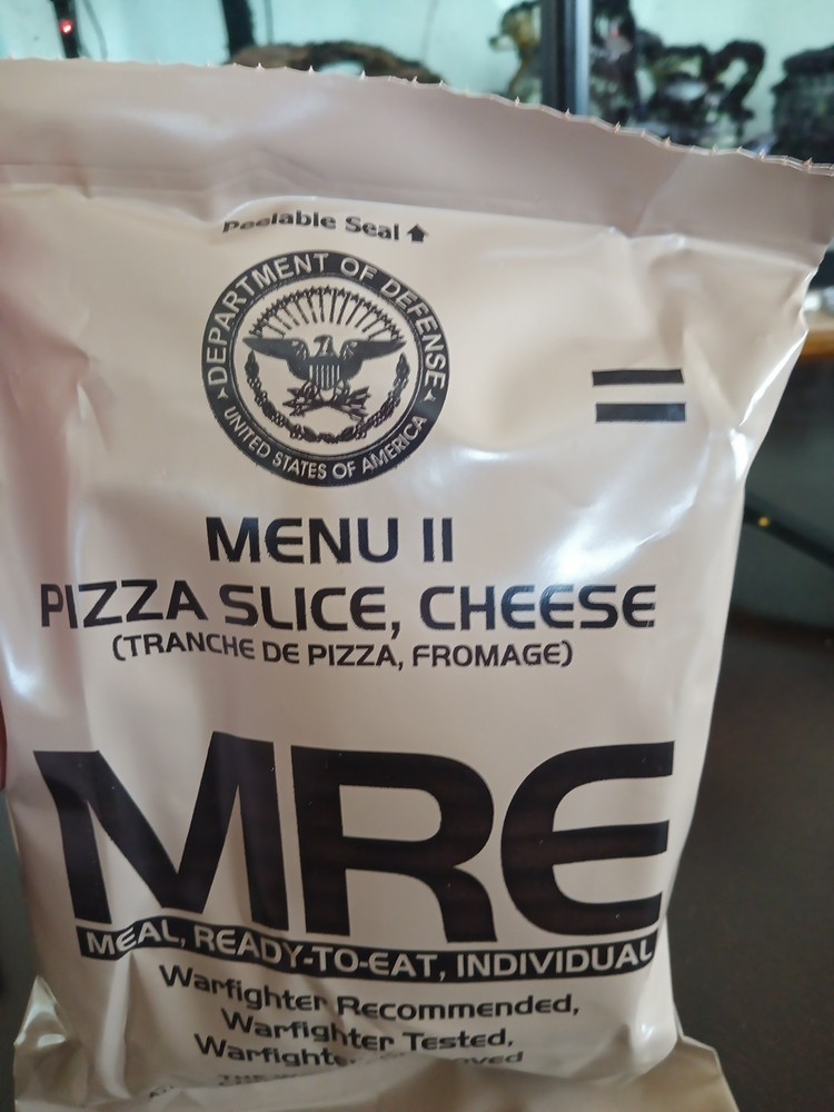 MRE Military Surplus 11 Pizza Slice Cheese