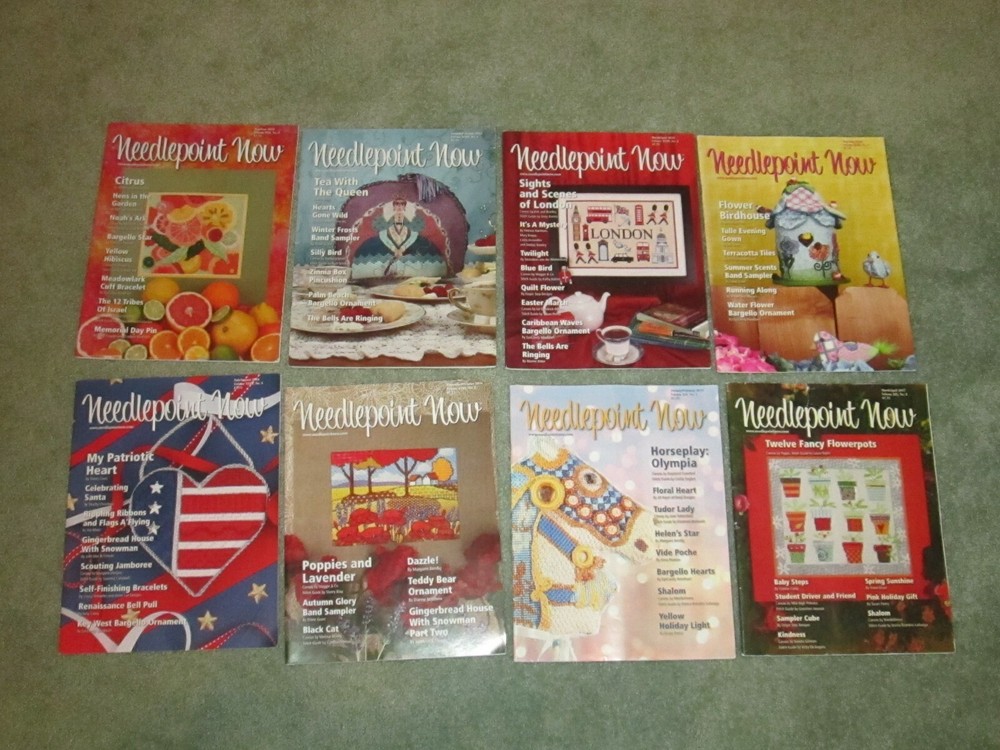NEEDLEPOINT NOW MAGAZINE YOU CHOOSE ISSUE: 2015 - 2017