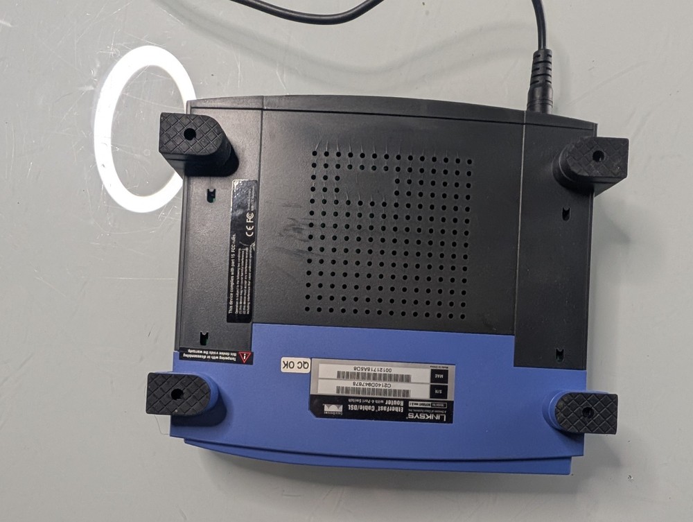 Linksys BEFSR41 EtherFast Cable/DSL Wired Router 4-Port Switch Ver. 3.1 - Tested