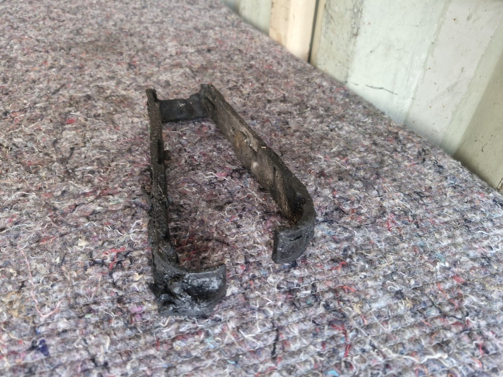 2012 HONDA CBF125 M-B CHAIN GUIDE SLIDER RUBBER